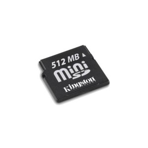 (中古品)Kingston ミニSDカード MiniSD 512MB
