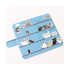 (中古品)Shinzi Katoh Design 手帳型 ポリウレタン製 iPhone6S case Chaton chaton IPP2318