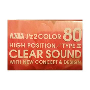 (中古品)AXIA カセットテープ J'z2 Color 80分 ハイポジ JZ2J 80
