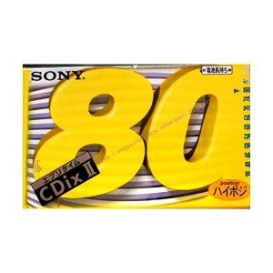 (中古品)SONY カセットテープ 80分 CDix II ハイポジ ノイズ、高音に強い C-80CDX2D