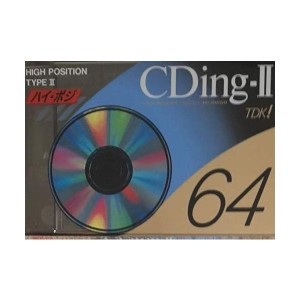 (中古品)TDK カセットテープ CDing-II ハイポジ 64分 CD2-64A