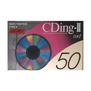 (中古品)TDK カセットテープ CDing-II ハイポジ 50分 CD2-50A