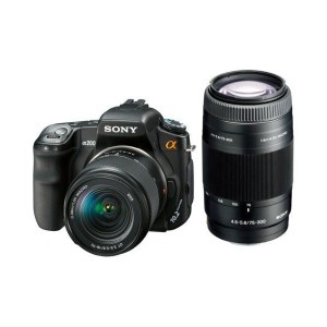 (中古品)ソニー SONY デジタル一眼レフカメラWズームレンズキット α200 ダブルズームキット DSLR-A200W