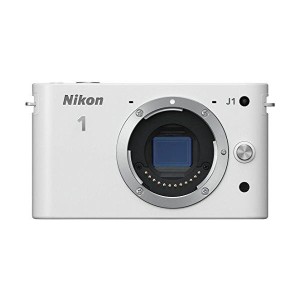 (中古品)Nikon ミラーレス一眼カメラ Nikon 1 J1 ホワイト ボディ