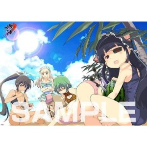 (中古品)閃乱カグラ -少女達の真影- A3クリアポスター A 秘立蛇女子学園