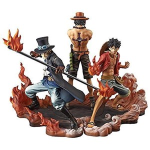 (中古品)ワンピース DXF BROTHERHOOD II フィギュア アニメ グッズ プライズ バンプレスト ルフィ&サボ&エース全3種フルコンプセ