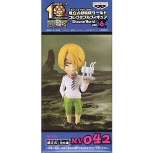 (中古品)ワンピース 組立式劇場版ワールドコレクタブルフィギュア Strong World Vol.6 サンジ 単品