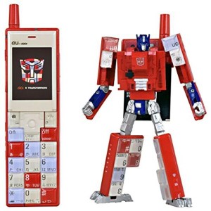 (中古品)INFOBAR OPTIMUS PRIME (NISIKIGOI) 「トランスフォーマー」 au×TRANSFORMERS PROJECT