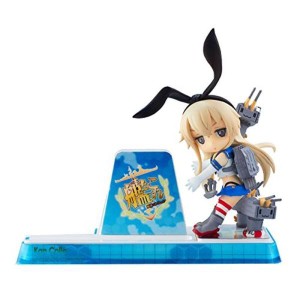 (中古品)スマホスタンド美少女キャラクターコレクション No.04 艦隊これくしょん -艦これ- 島風 約115mm PVC製 塗装済み完成品フィギュ