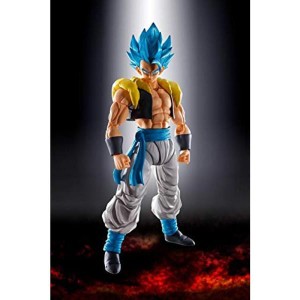 (中古品)S.H.フィギュアーツ ドラゴンボール スーパーサイヤ人ゴッドスーパーサイヤ人ゴジータ 約140mm ABS&PVC製 塗装済み可動フィギュ