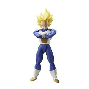 (中古品)S.H.フィギュアーツ ドラゴンボールZ スーパーサイヤ人ベジータ 約135mm PVC&ABS製 塗装済み可動フィギュア 並行輸入品