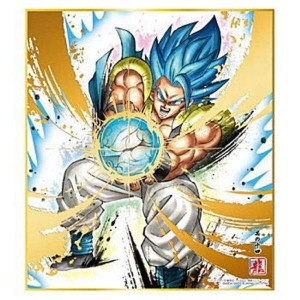 (中古品)ドラゴンボール色紙ART8 14.超サイヤ人ゴッド超サイヤ人 ゴジータ 金色箔押し(単品)