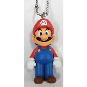 (中古品)スーパーマリオ マスコットフィギュア マリオ 単品 プライズ