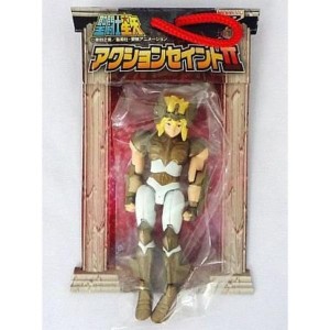 (中古品)コンビニ愛テム 聖闘士星矢 アクションセイント? キグナス氷河 ゴールドVer. 単品 プライズ BANPRESTO