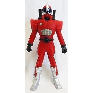 (中古品)ソフビヒーロー仮面ライダー ?登場仮面ライダーアクセル編? 2.仮面ライダーアクセル 単品 食玩