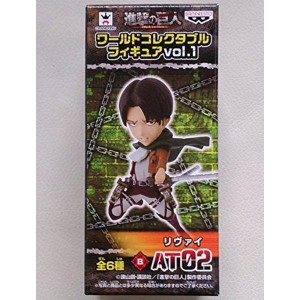 (中古品)リヴァイ （進撃の巨人 ワールドコレクタブルフィギュア vol.1 アニメ プライズ バンプレスト）