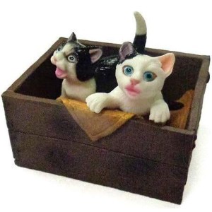 (中古品)昭和ネコ ?第二集? ニャーニャーこねこ。 単品 カプセルトイ