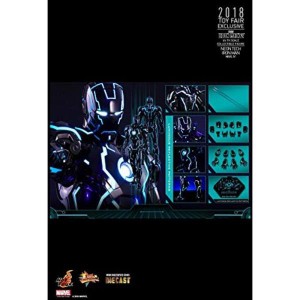 (中古品)ムービー・マスターピース DIECAST アイアンマン2 1/6 アイアンマン・マーク4 ネオンテック版