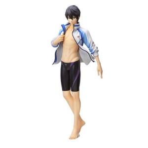 (中古品)Free 七瀬 遙 1/8スケール PVC製 塗装済み完成品フィギュア (再販)