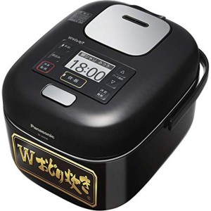 (中古品)パナソニック 炊飯器 3合 一人暮らし 可変圧力IH Wおどり炊き シャインブラック SR-JW058-KK