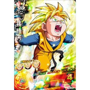 (中古品)ドラゴンボールヒーローズ 第３弾 孫悟天 突撃 スーパーレア H3-33