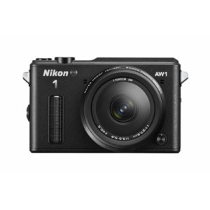 (中古品)Nikon ミラーレス一眼カメラ Nikon1 AW1 防水ズームレンズキット ブラック N1AW1LKBK