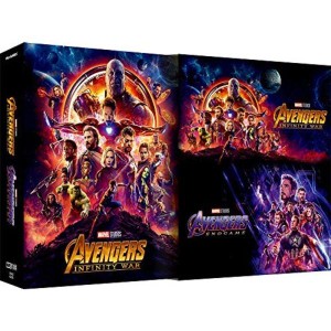 (中古品)アベンジャーズエンドゲーム＆インフィニティ・ウォー MovieNEXセット ブルーレイ+DVD+デジタルコピー+MovieNEXワールド