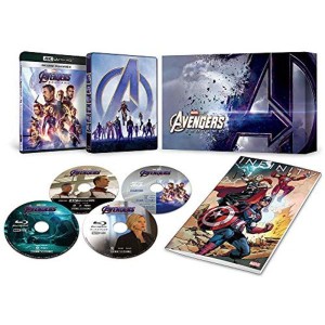 (中古品)アベンジャーズエンドゲーム 4K UHD MovieNEXプレミアムBOX 4K ULTRA HD+3D+ブルーレイ+デジタルコピー+M