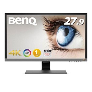 (中古品)BenQ ゲーミングモニター ディスプレイ EL2870U 27.9インチ/4K/HDR/TN/1ms/FreeSync対応/HDMI×2/
