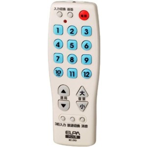 (中古品)ELPA 簡単テレビリモコン RC-29D