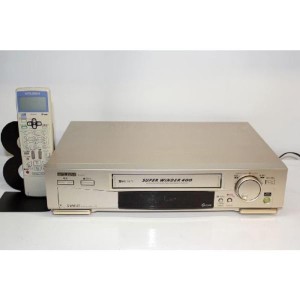 (中古品)MITSUBISHI 三菱｜S-VHS ビデオデッキ HV-S77 ダビングにも