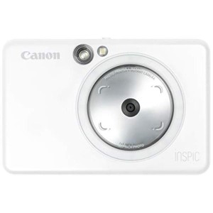 (中古品)Canon インスタントカメラ スマホプリンター iNSPiC ZV-123-PW パールホワイト