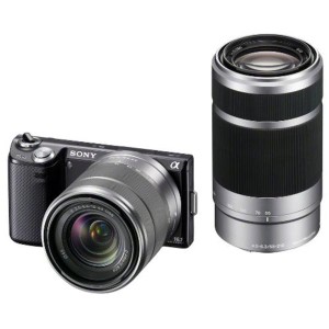 (中古品)ソニー SONY ミラーレス一眼カメラ α NEX-5N ダブルズームレンズキット ブラック NEX-5NY/B