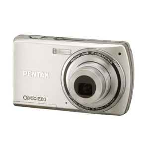 (中古品)PENTAX デジタルカメラ Optio E80 1000万画素 光学3倍ズーム 単三電池仕様 OPTIOE80