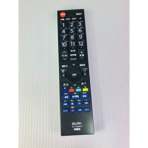 (中古品)エルパ テレビリモコン TOSIBA REGZA 東芝 レグザ専用 RC-TV009TO 黒