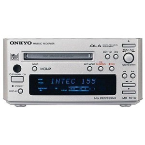 (中古品)ONKYO INTEC155 MDデッキ MD-101A(S) /シルバー