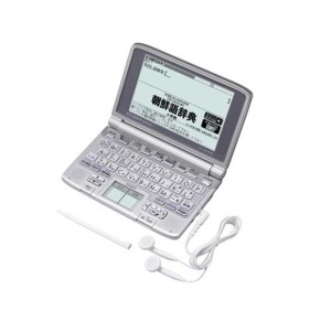 (中古品)CASIO Ex-word (エクスワード) 電子辞書 XD-SW7600 手書きパネル搭載 音声対応 23コンテンツ収録 韓国語モデル