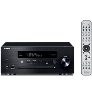 (中古品)ヤマハ ネットワーク CDレシーバー AirPlay MusicCast 対応 Wi-Fi内蔵 ブラック CRX-N470(B)