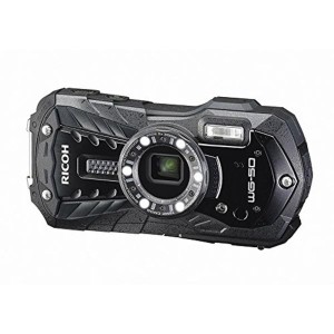 (中古品)RICOH 防水デジタルカメラ RICOH WG-50 ブラック 防水14m耐ショック1.6m耐寒-10度 RICOH WG-50 BK 0