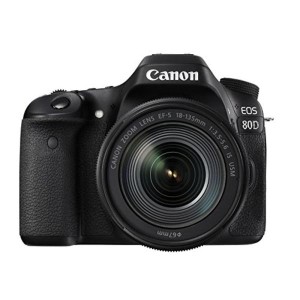 (中古品)Canon デジタル一眼レフカメラ EOS 80D レンズキット EF-S18-135mm F3.5-5.6 IS USM 付属 EOS80