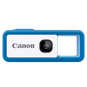 (中古品)Canon カメラ iNSPiC REC BLUE ブルー(小型/防水/耐久)身につけるカメラ FV-100 BLUE
