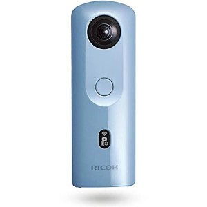 (中古品)RICOH THETA SC2 BLUE ブルー 360度全天球カメラ 360°手振れ補正機能搭載 4K動画 進化したHDR合成機能 (TH