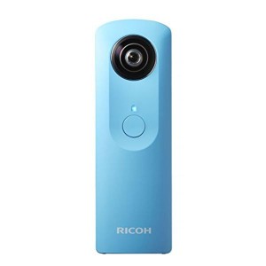 (中古品)RICOH デジタルカメラ RICOH THETA m15 (ブルー) 全天球 360度カメラ 0910703