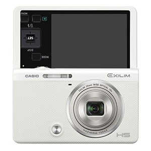 (中古品)CASIO デジタルカメラ EXILIM EX-ZR70WE 「自分撮りチルト液晶」 「メイクアップ&セルフィーアート」 EXZR70 ホワ