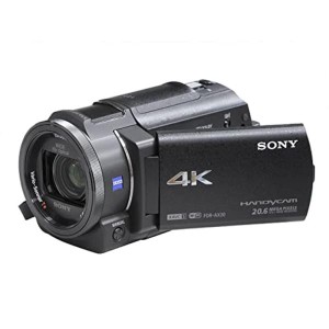 (中古品)SONY 4Kビデオカメラ Handycam FDR-AX30 ブラック 光学10倍 FDR-AX30-B