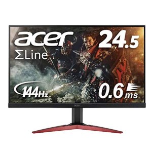 (中古品)Acer ゲーミングモニター SigmaLine 24.5インチ KG251QHbmidpx 0.6ms(GTG) 144Hz TN FPS