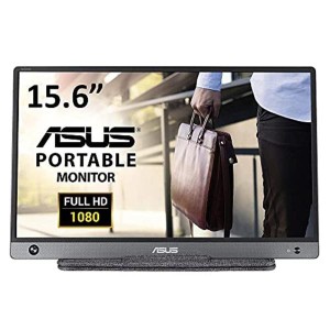 (中古品)ASUS MB16AH モバイルモニター モバイルディスプレイ 15.6インチ/IPS/フルHD/PS4・Switch・PC・スマホ対応/薄