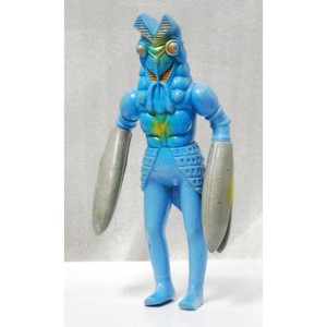 (中古品)ウルトラ怪獣シリーズ ソフビ バルタン星人 1989Japanブルー系