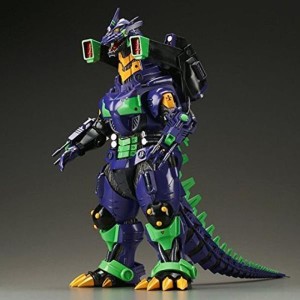 (中古品)バンダイ ゴジラ対エヴァンゲリオン 東宝30ｃｍシリーズ 3式機龍（2002版）重武装型 エヴァ初号機イメージカラー