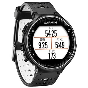 (中古品)GARMIN(ガーミン) ランニングウォッチ 時計 GPS ライフログ ForeAthlete 230J ブラック×ホワイト 日本正規品 F